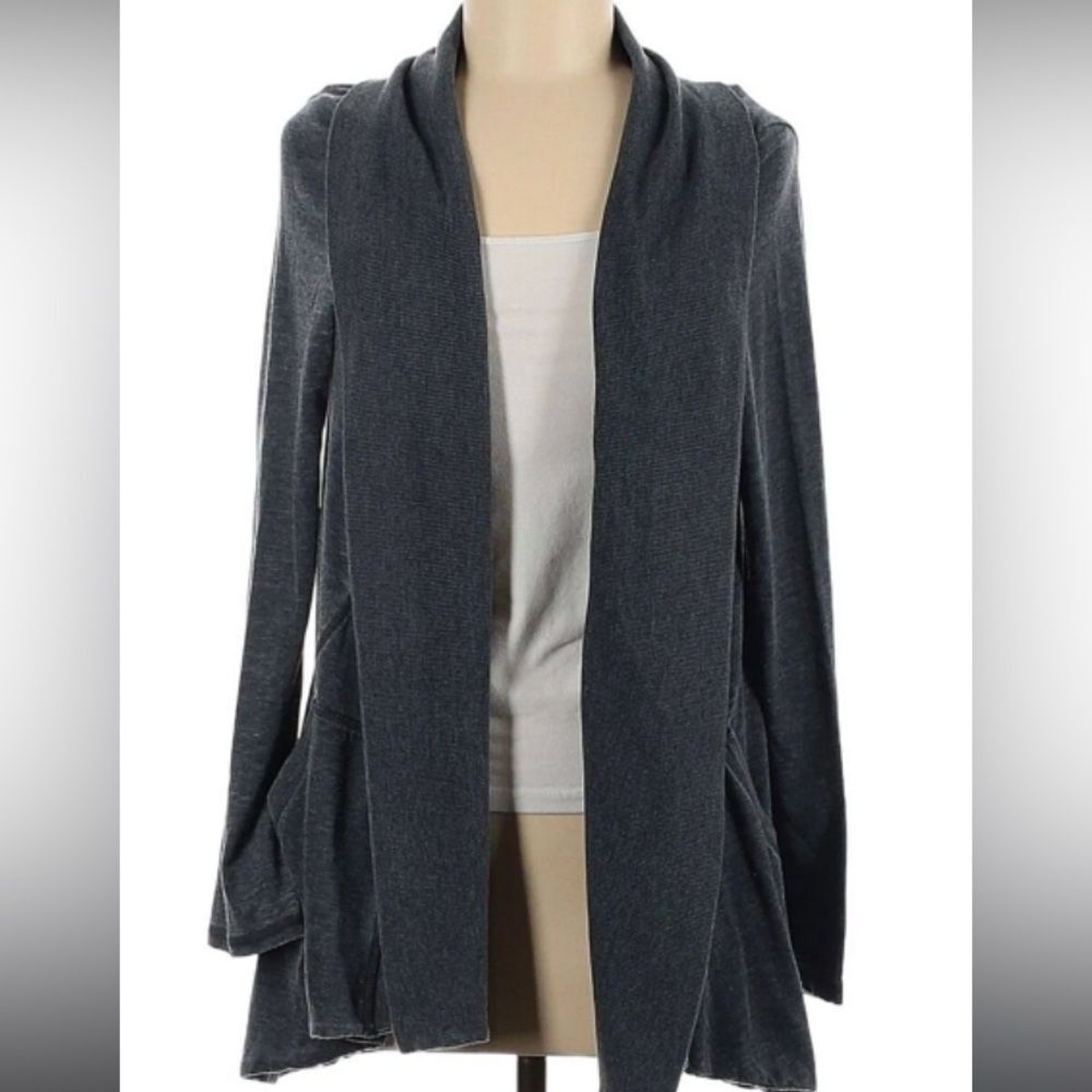 Marc New York Cardigan Women's M Grunge Thin Lightweight burnout Sweater Duster - Picture 4 of 5